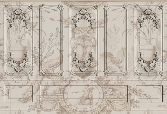 Rustiek stucwerk in beige