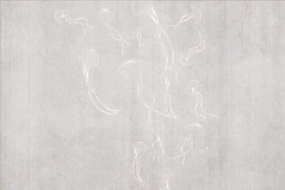 Een subtiele tekening van zeekwallen