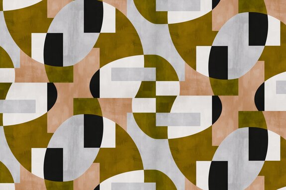 Scandinavische stijl met geometrische vormen