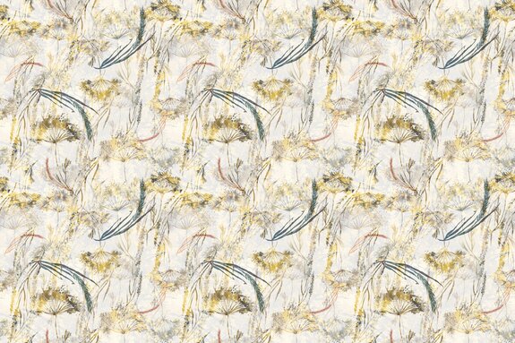 Watercolor wildflowers and dandelions in a natural botanical motif