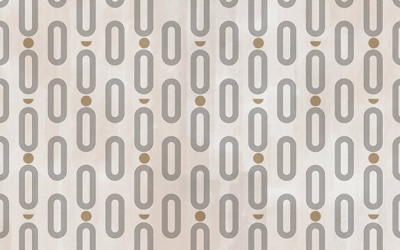 Geometrische vormen op een getextureerde beige achtergrond