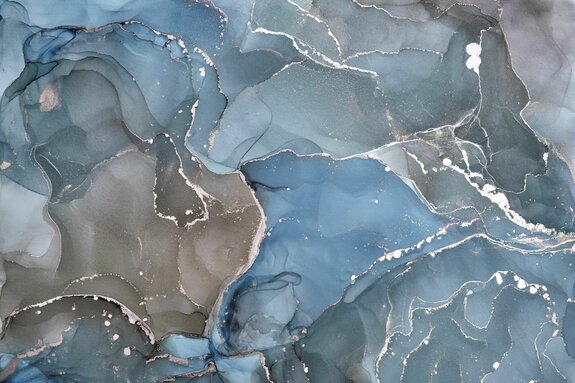 Grijsblauwe marmeren abstracte textuur