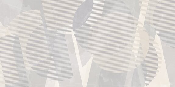 Geometrische vormen grijs en beige minimalistisch patroon