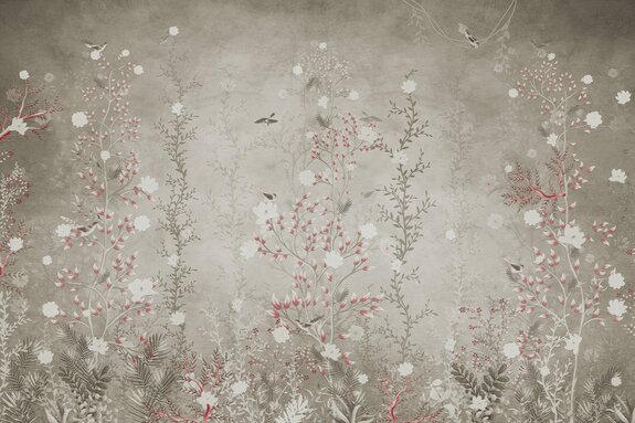 Een weelderige weide vol planten en vogelbewoners