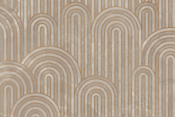 Decoratieve bogen met gouden accenten