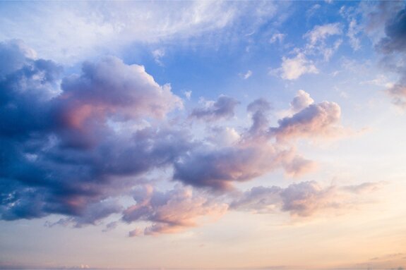 Blue sky and clouds