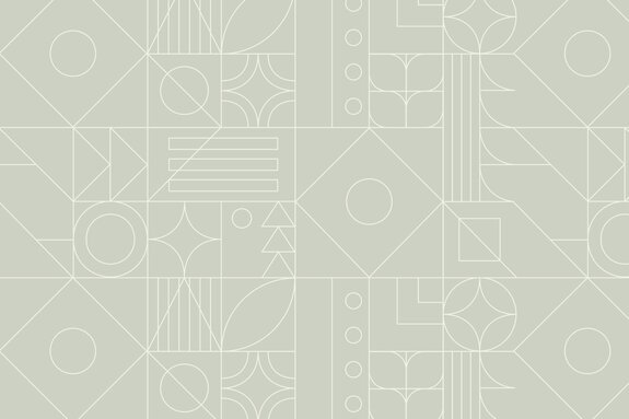 Geometrisch patroon met vormen en lijnen