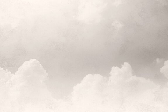 Een delicate lucht in minimalistische stijl