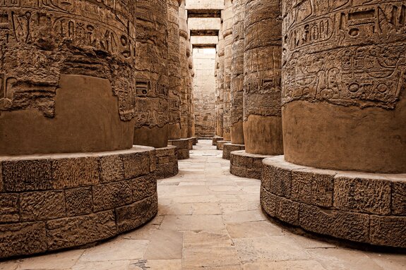 Karnak-tempel oude egyptische architectuur