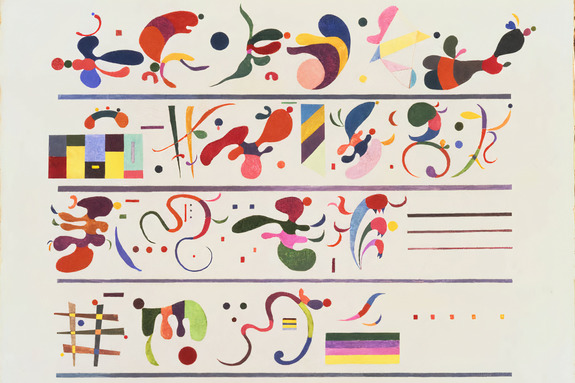 De abstracte dans van leven en transformatie