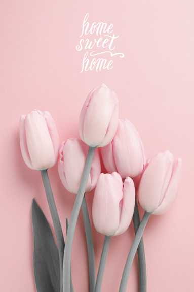 Six tulips (1 part) vertical