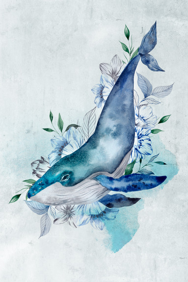 Mr. whale (1 part) vertical