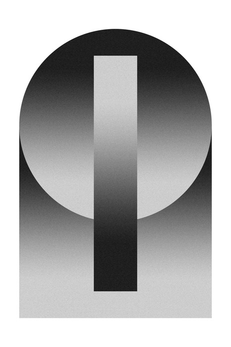 Zwart-witte abstracte vormen