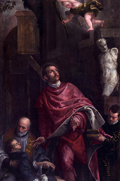 Reproductie van paolo veronese's de bekering van st. pantaleon