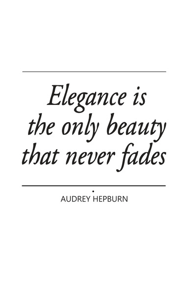 Hepburn quote (1 part) vertical