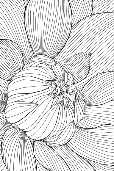 Flower line (1 part) vertical