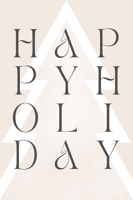 Kerstwensen met een kerstboom op de achtergrond