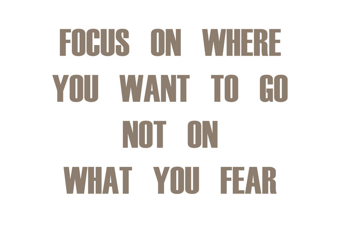 Motiverende quote over focus