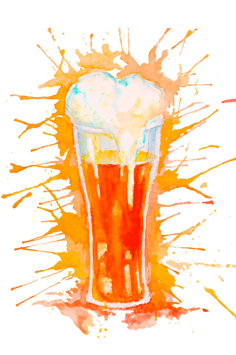 Een bierpul met een artistieke twist