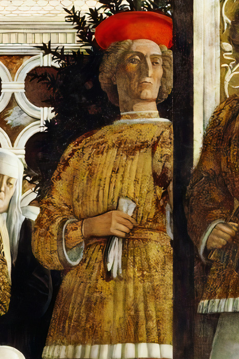 Renaissanceportret van lodewijk iii gonzaga door andrea montegna