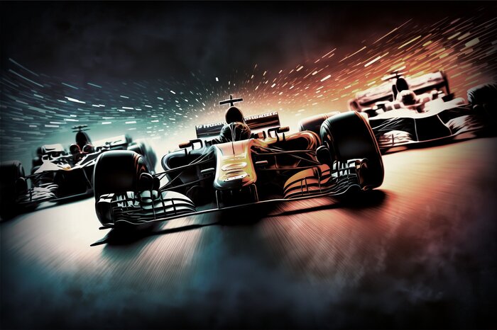 Achtervolging op het racecircuit