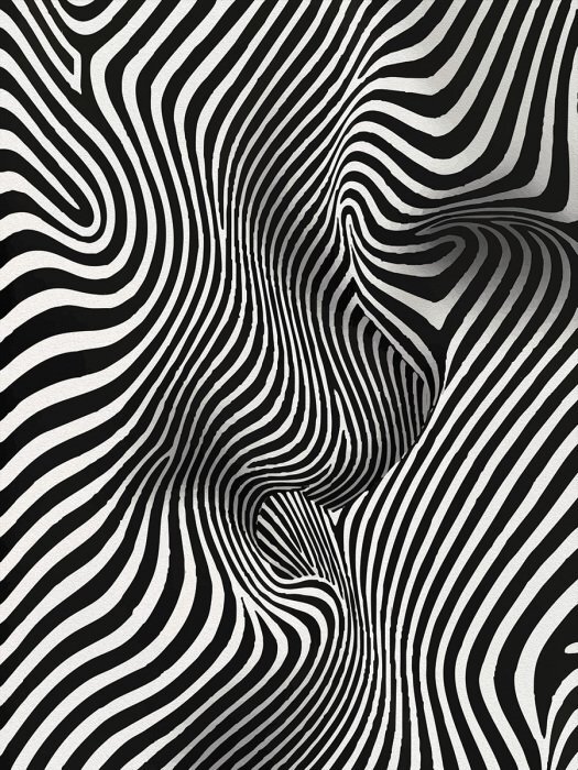 Vloeiende zichtlijnen hypnose