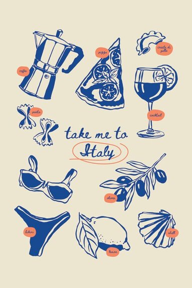 Traditionele italiaanse smaken op tafel