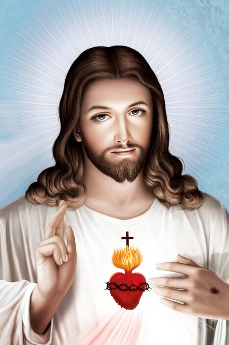 Heilig hart van jezus, de pracht van de liefde