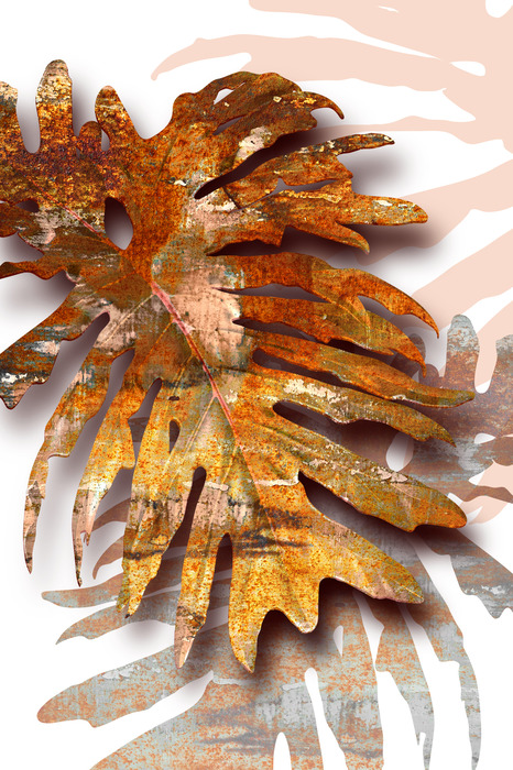 Gouden bladeren herfsttextuur