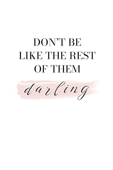 Citaat met een roze penseelstreek