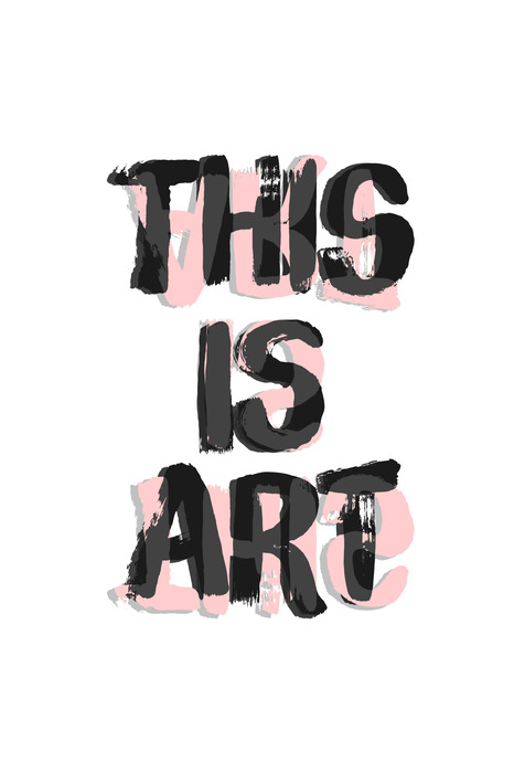 Een brief over kunst in expressieve typografie