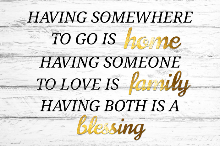 Typografie op een houten plankachtergrond