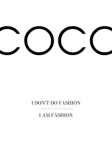 Een typografisch motief voor modeliefhebbers