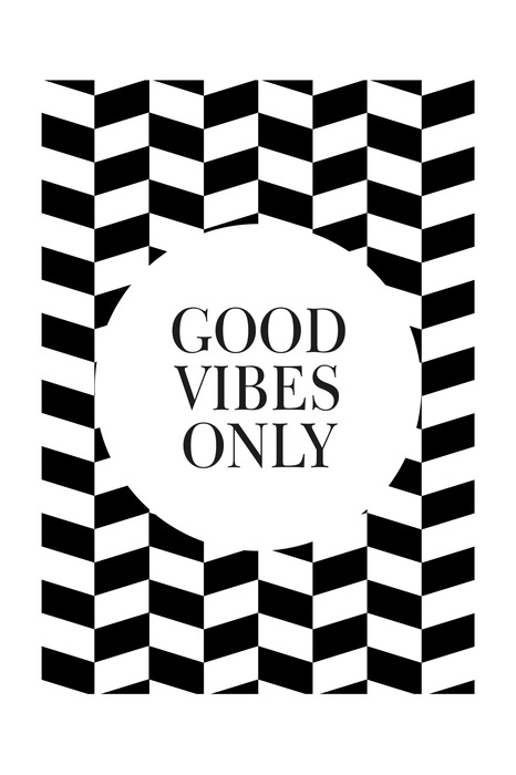 Contrasterende zwart-witafbeeldingen met tekst