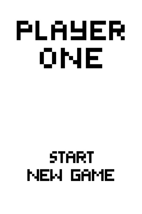 Witte gaming graphics met tekst