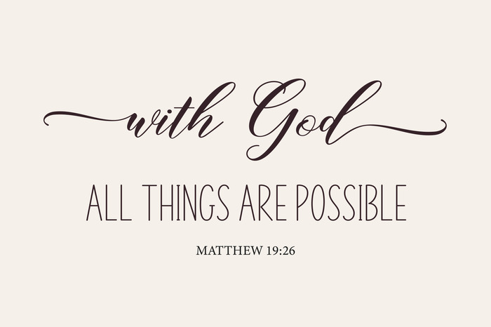 Decoratieve bijbelse typografie