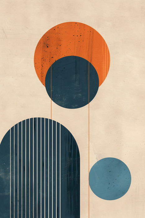 Minimalistische geometrische figuren