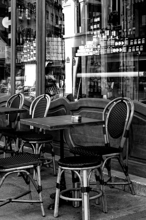 Een sfeervol café in parijs