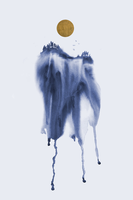 Watercolour abstraction