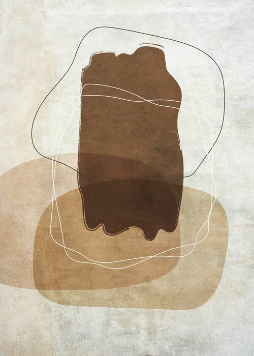 Geometric shapes in an abstract motif