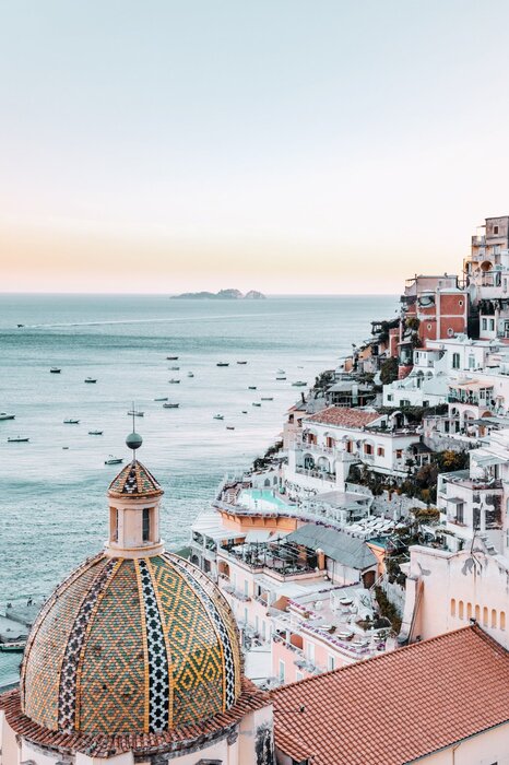 View of the amalfi coast