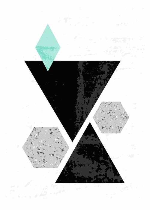 Minimalistisch patroon met geometrische vormen