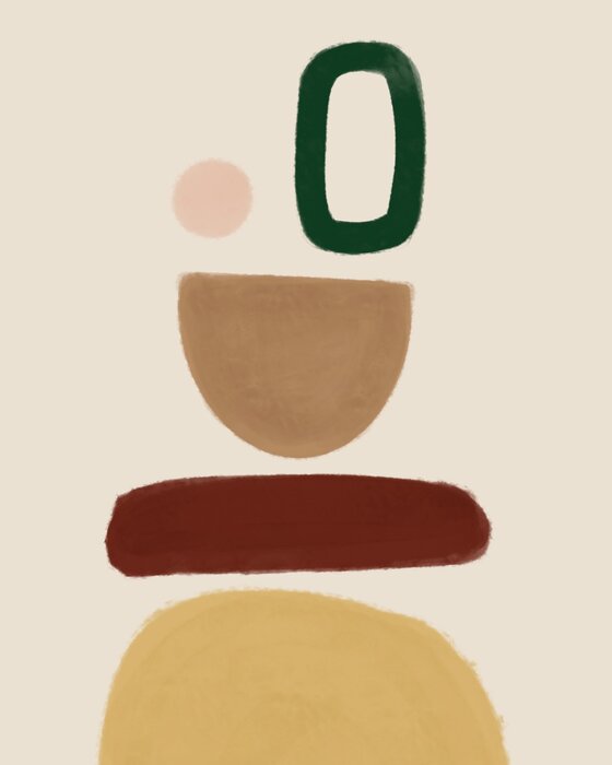 Geometric pattern in nordic style