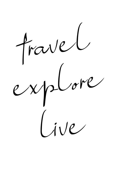 Minimalist travel quote