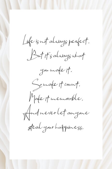 Motivational quote about life