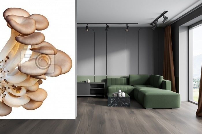 Naklejka boczniak clipping path na wymiar • drewno brązowy